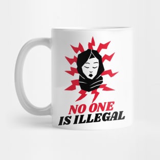 No One Is Illegal Mug